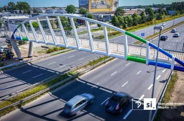 Pieszo lub rowerem nad ulicą Struga: otwieramy nową kładkę