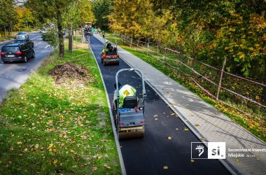 Droga rowerowa na Bogumińskiej: wieści z budowy #4